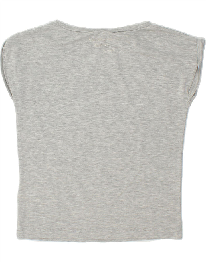 LIU JO Boys Graphic T-Shirt Top 9-10 Years Grey Cotton Vintage Liu Jo and Second-Hand Liu Jo from Messina Hembry 