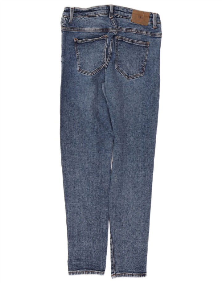 Zara Dame Skinny Jeans EU 40 Medium W30 L30 Blå Bomuld