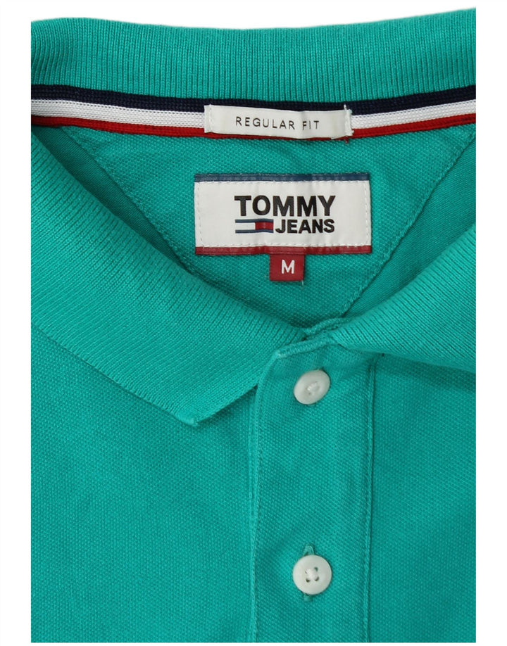 TOMMY HILFIGER Herre Regular Fit poloshirt Medium turkis bomuld