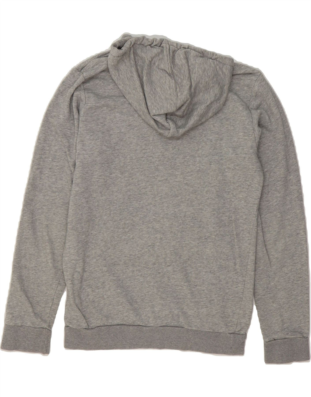 ADIDAS Mens Graphic Hoodie Jumper Small Grey Cotton Vintage Adidas and Second-Hand Adidas from Messina Hembry 