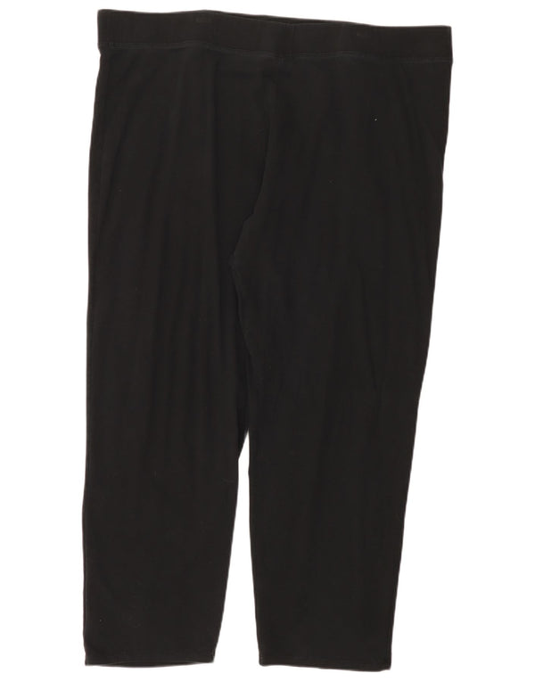 Zara Dame Leggings UK 24 4XL Sort Bomuld