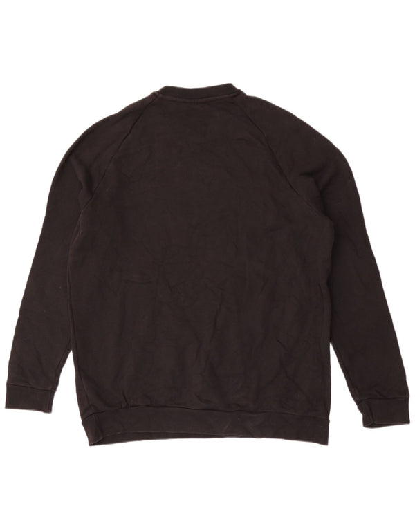 Adidas grafisk sweatshirt til mænd, stor sort bomuld