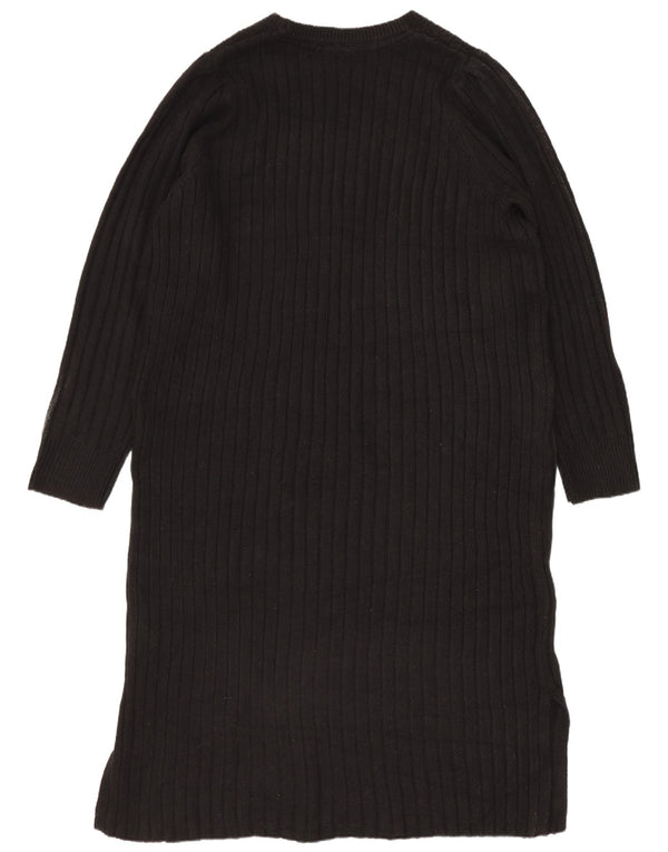 John Lewis Langærmet Oversized Jumper Kjole til kvinder, UK 14 Medium Sort