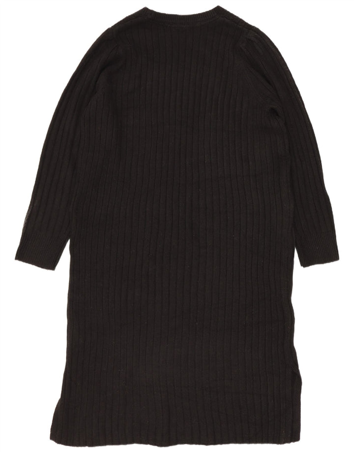John Lewis Langærmet Oversized Jumper Kjole til kvinder, UK 14 Medium Sort