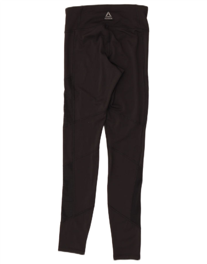 Reebok Womens Speedwick Leggings UK 6 XS Sort polyester