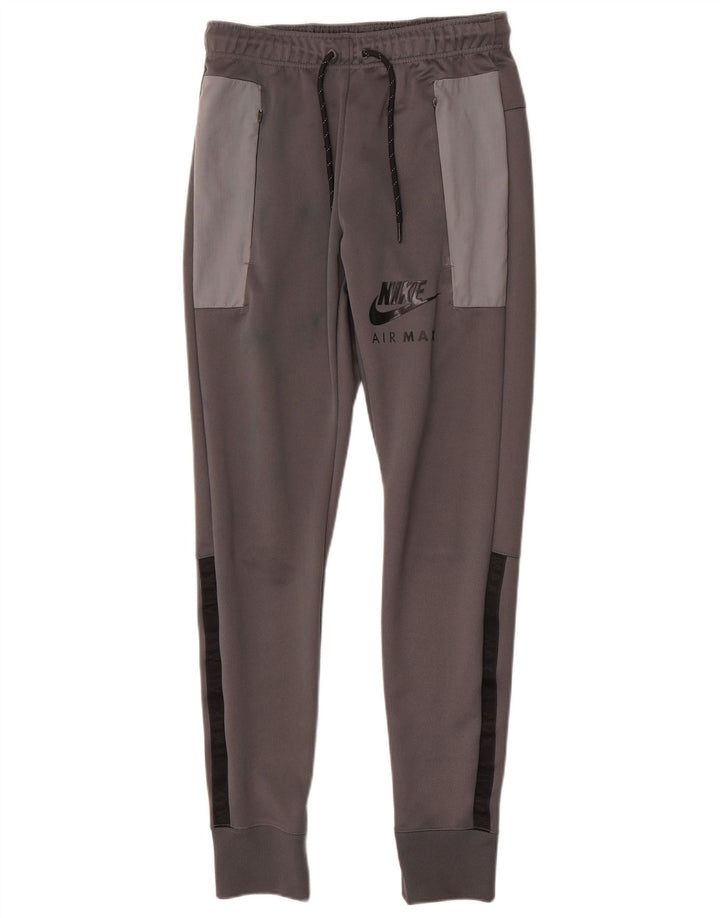 Nike Herre grafisk træningsdragt Bukser Joggers XS Grå Colourblock Polyester
