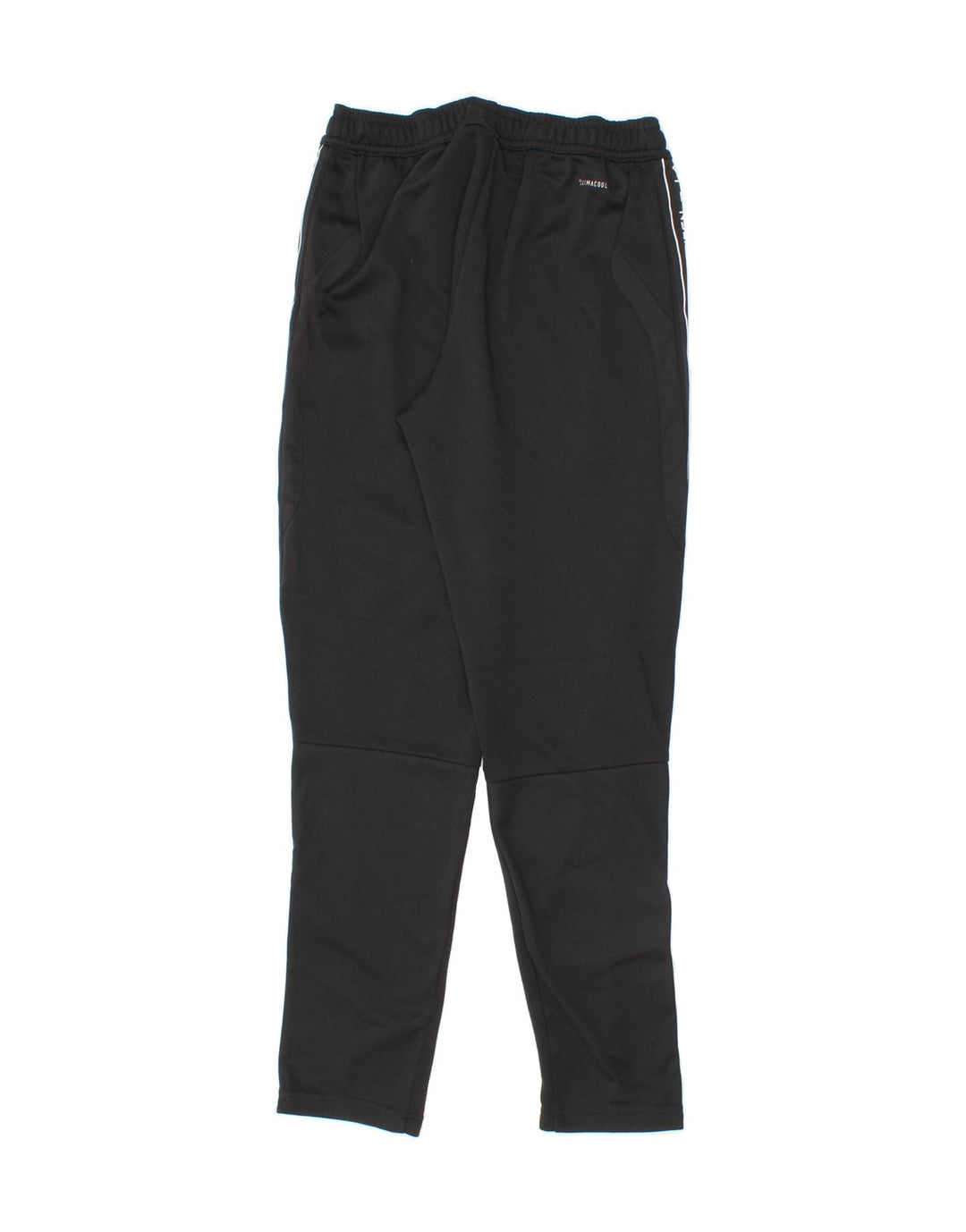 ADIDAS Boys Graphic Tracksuit Trousers 11-12 Years Black Polyester Vintage Adidas and Second-Hand Adidas from Messina Hembry 