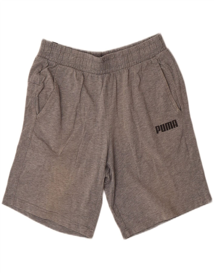 PUMA Mens Sport Shorts Medium  Grey Cotton Vintage Puma and Second-Hand Puma from Messina Hembry 