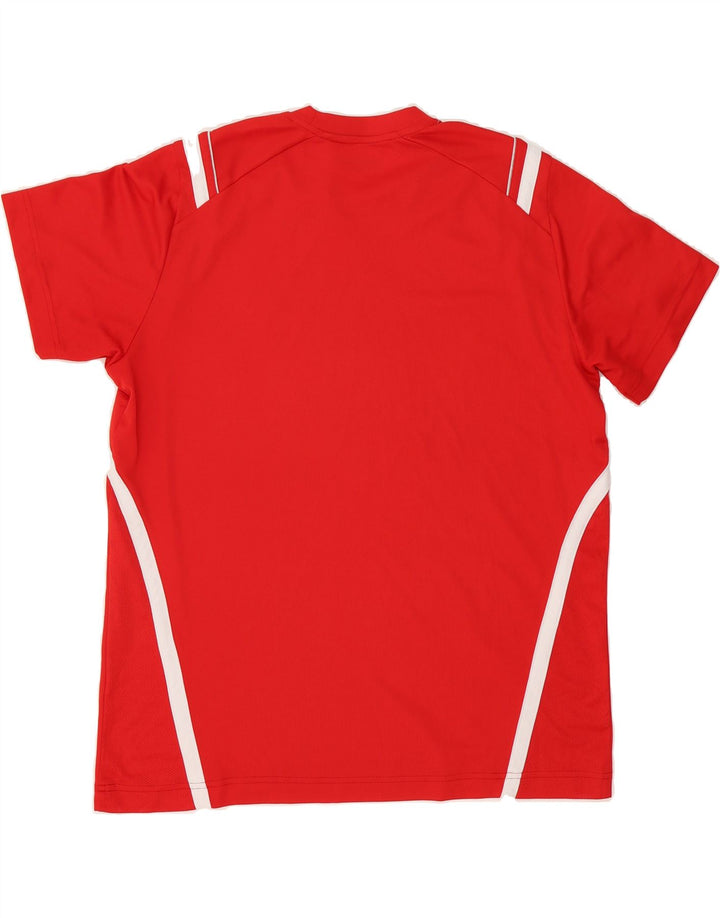 LOTTO Mens T-Shirt Top 2XL Red Vintage Lotto and Second-Hand Lotto from Messina Hembry 