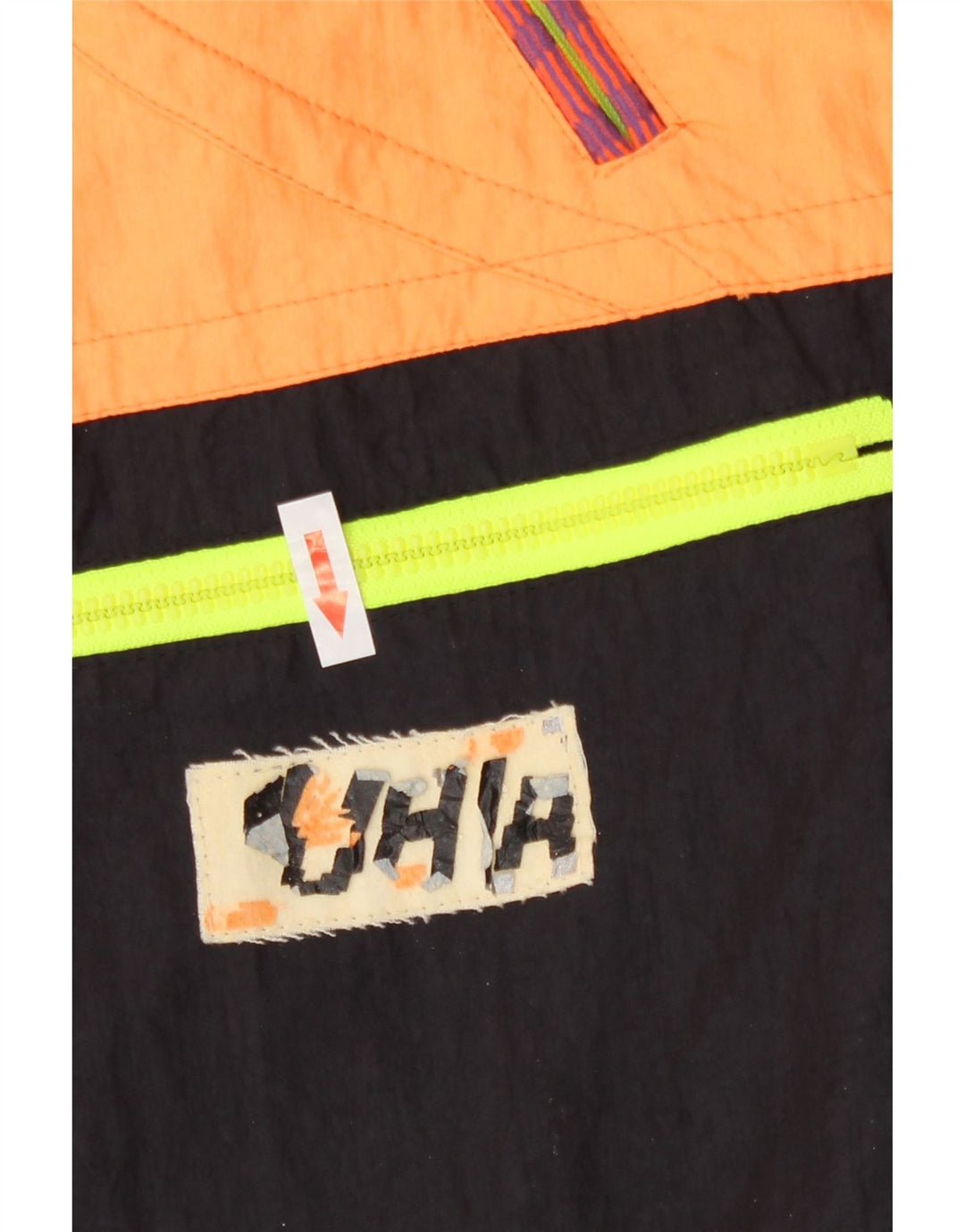 Luhta Grafisk skijakke til kvinder UK 18 XL Gul Colourblock