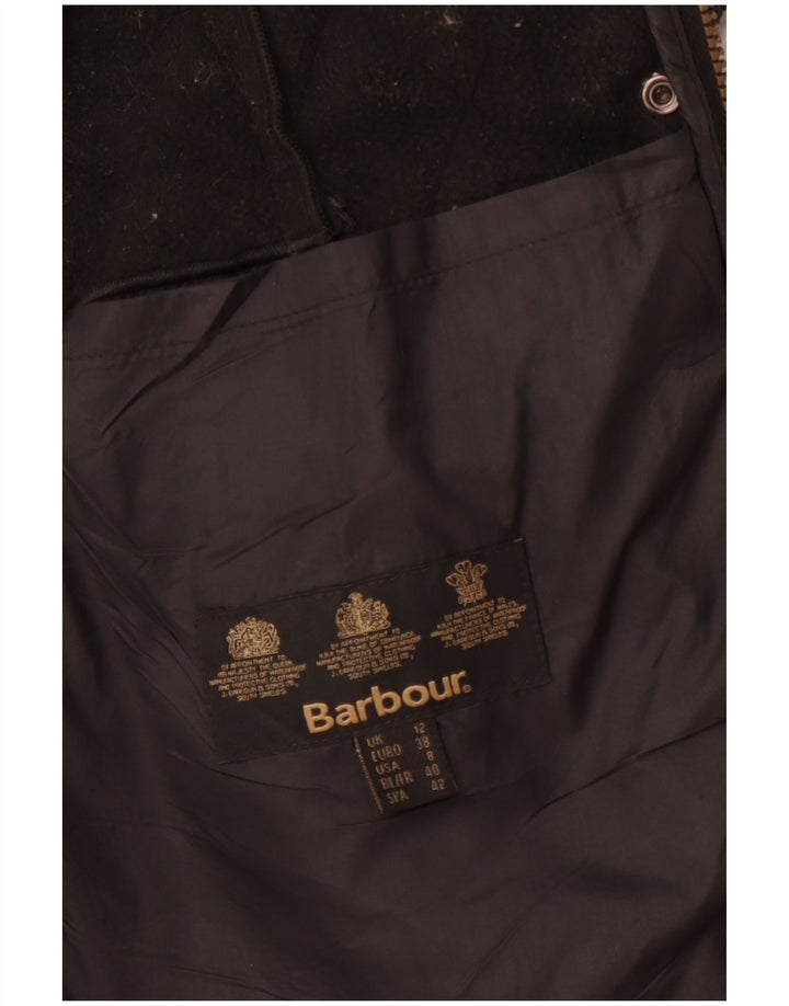 BARBOUR Quiltet jakke til kvinder UK 12 Medium Sort