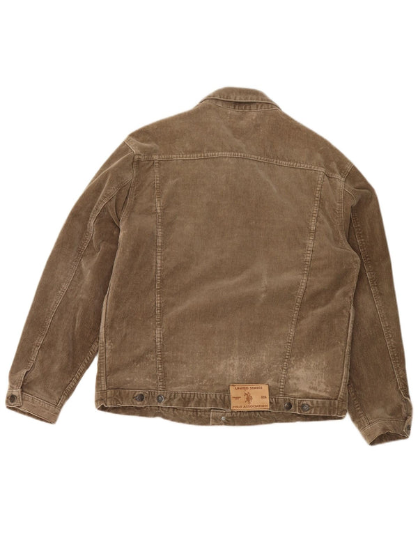 U.S. POLO ASSN. Herre fløjlsjakke UK 42 XL Beige