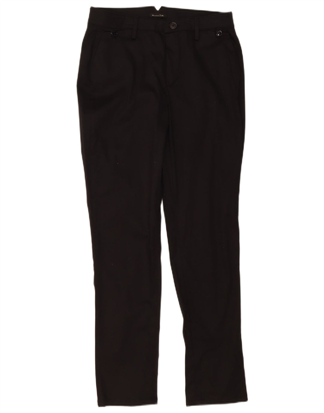 Massimo Dutti Dame Slim Chino Bukser EU 38 Small W28 L29 Sort