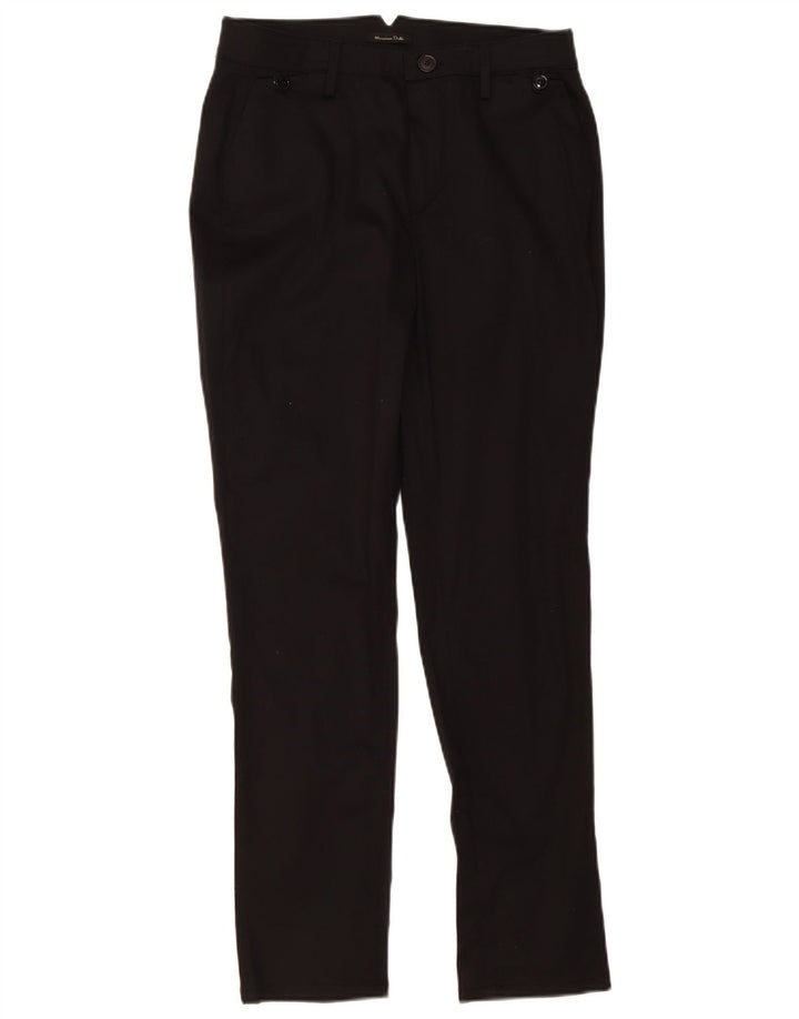 Massimo Dutti Dame Slim Chino Bukser EU 38 Small W28 L29 Sort