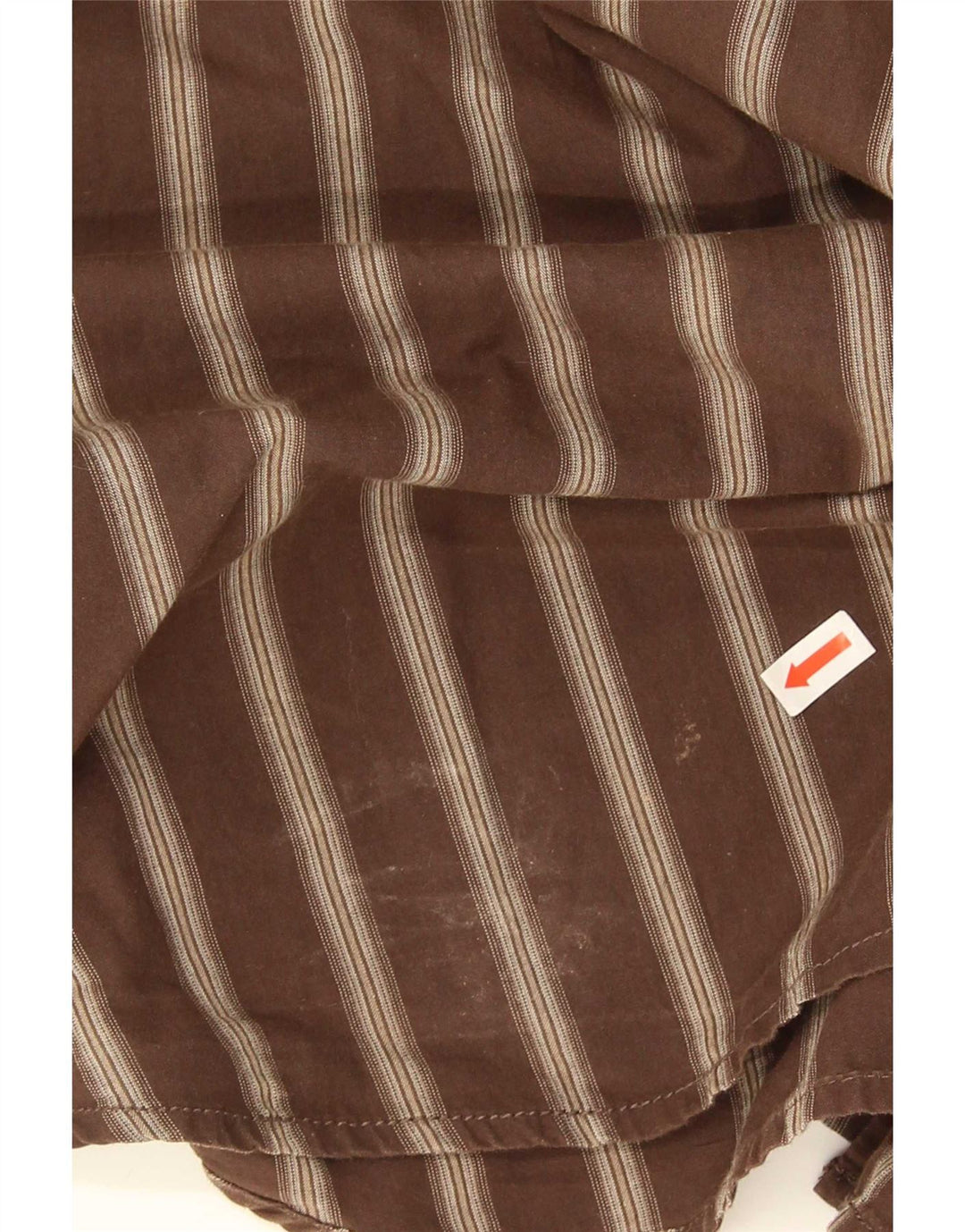 Calvin Klein Jeans Herreskjorte 2XL brunstribet bomuld