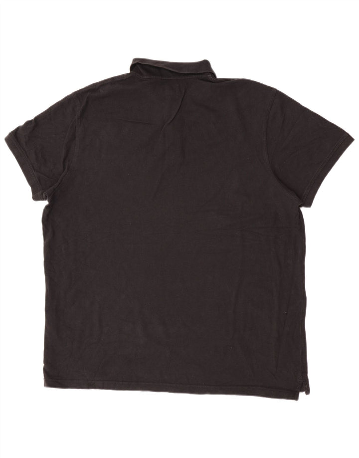 Levi's Herre afslappet pasform poloskjorte 2XL sort bomuld