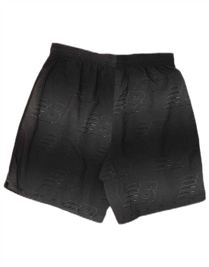 New Balance Herre grafiske sportsshorts mellem sort stribet polyester