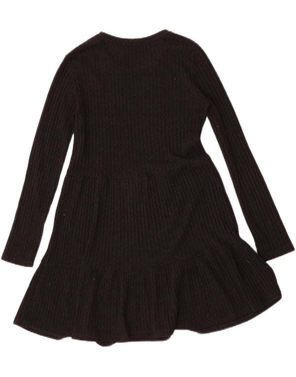 Zara Dame Jumper Dress UK 10 Small Black
