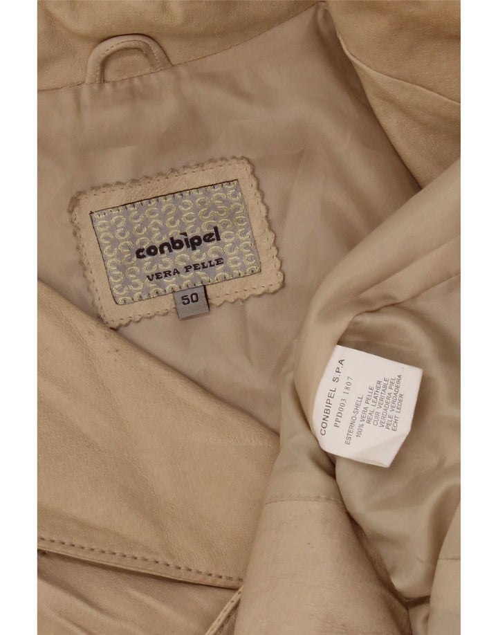 Conbipel Dame Læderjakke IT 50 XL Beige