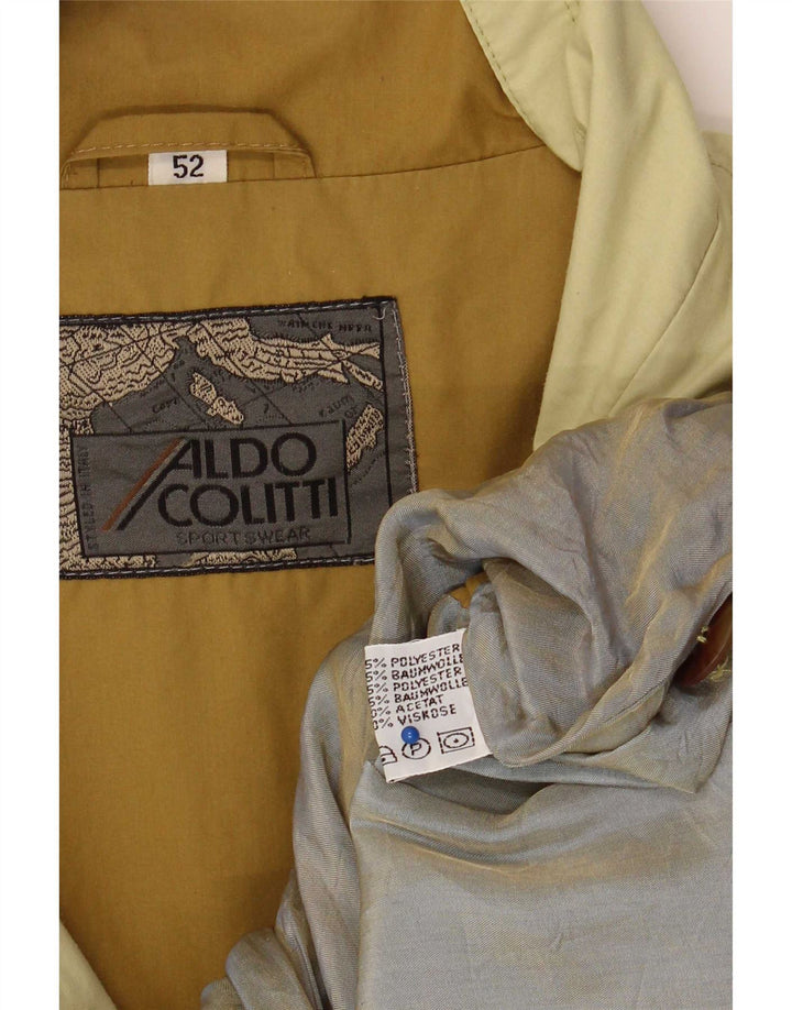 Aldo Colitti Bomberjakke til mænd IT 52 XL Khaki Polyester