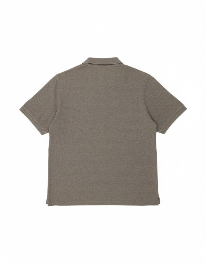 INVICTA Mens Polo Shirt Medium Grey Cotton