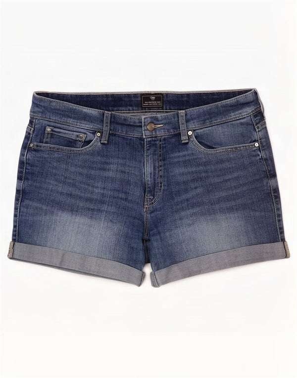 Gap Kvinder Sexet Kæreste Denim Shorts UK 12 Medium W32 Blå Bomuld