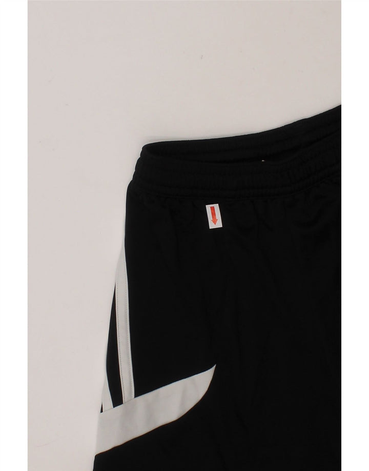 ADIDAS Boys Sport Shorts 7-8 Years Small Black Colourblock Polyester Vintage Adidas and Second-Hand Adidas from Messina Hembry 
