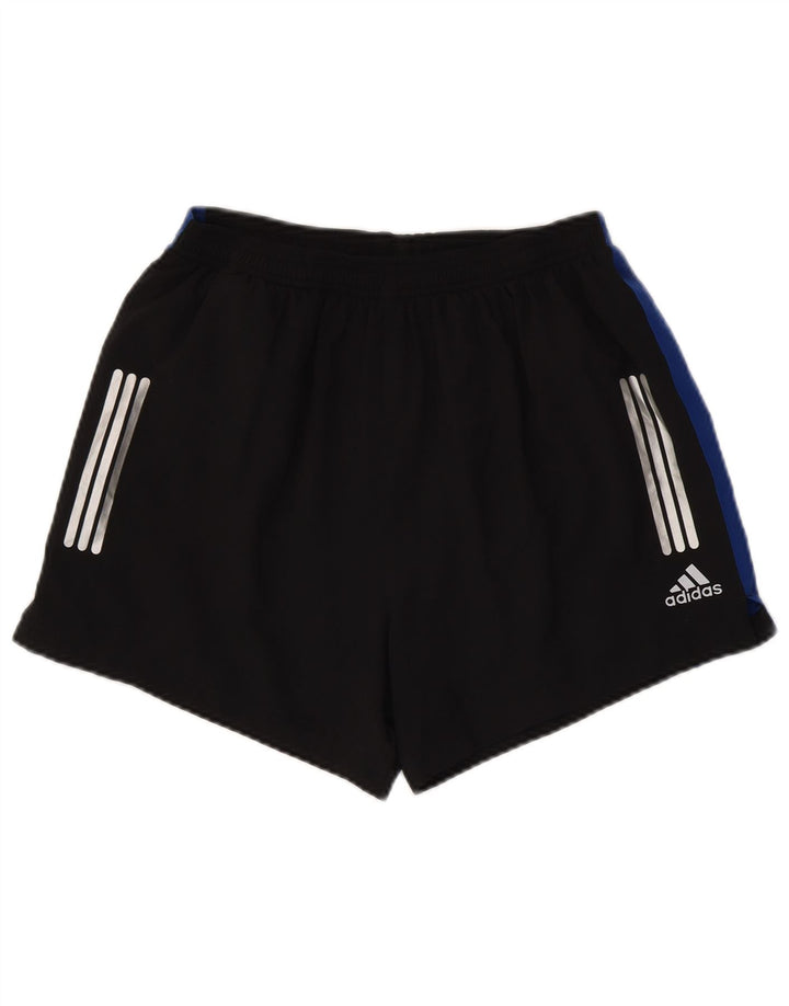 Adidas Herre Climalite Sportshorts Medium Sort Colourblock Polyester