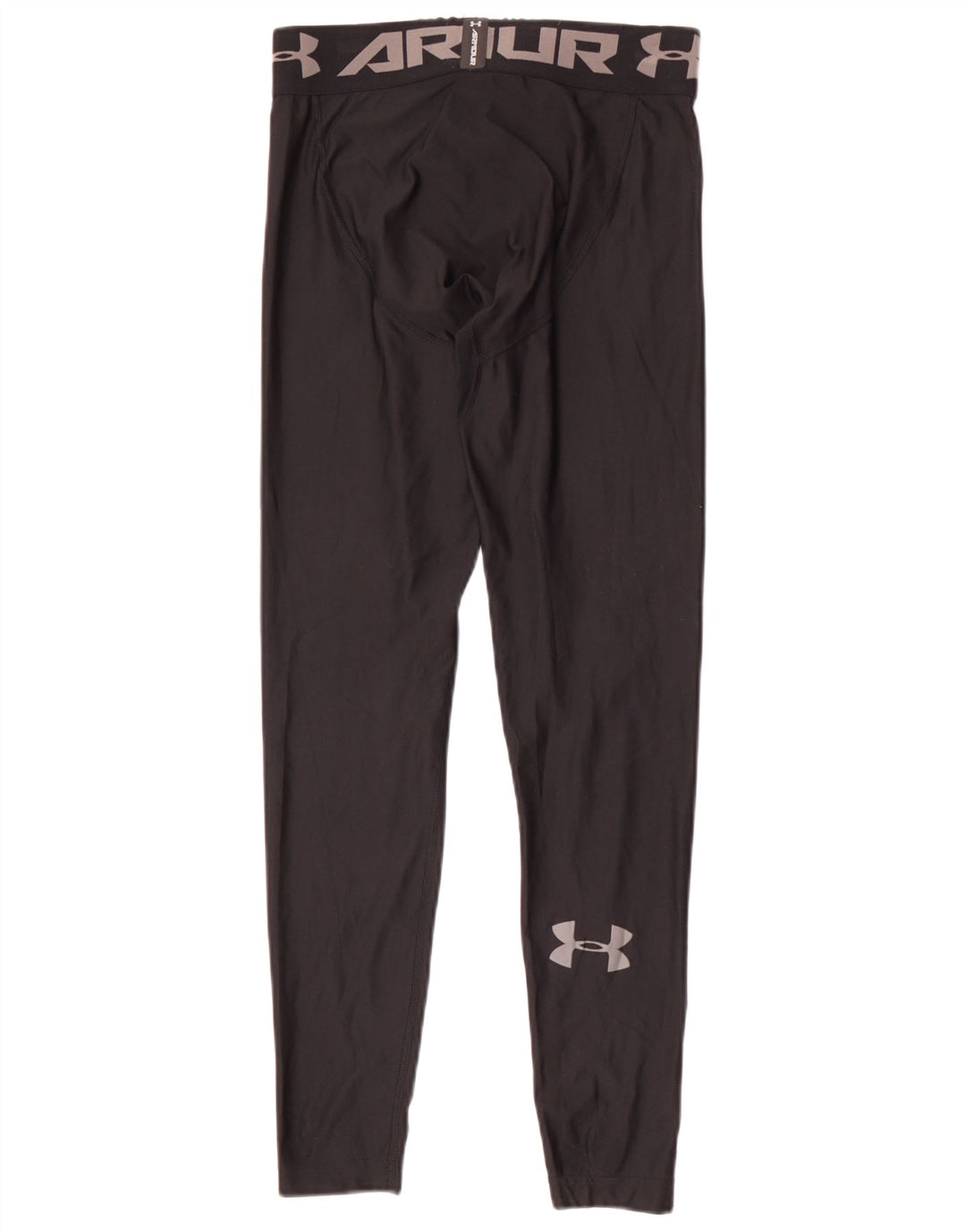 Under Armour Boys Grafiske Leggings 9-10 år Medium Sort Polyester