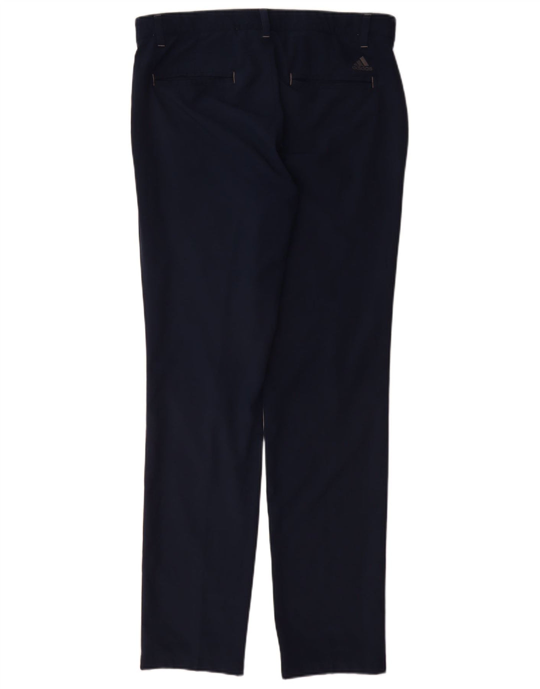 ADIDAS Slim Chino-bukser til mænd W32 L32 Marineblå polyester