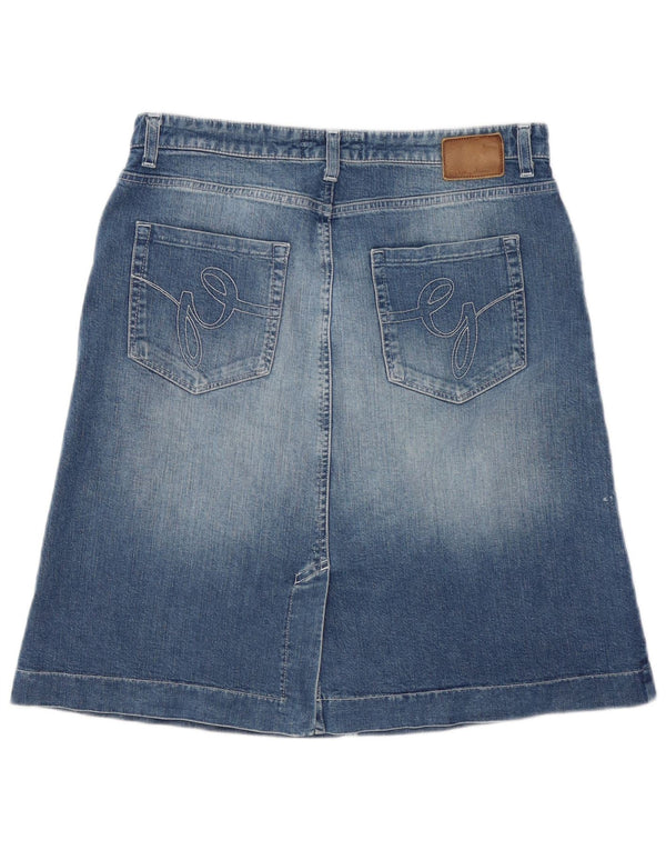 GANT Womens Denim Skirt UK 14 Large W32  Blue Cotton