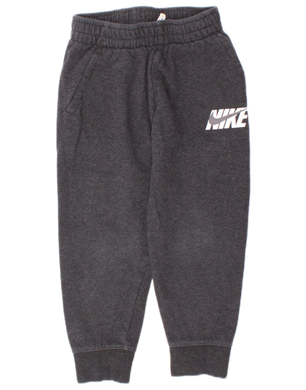 Nike Boys Grafisk træningsdragt Bukser Joggers 4-5 år Grå bomuld