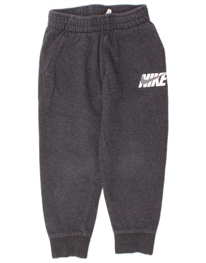 Nike Boys Grafisk træningsdragt Bukser Joggers 4-5 år Grå bomuld
