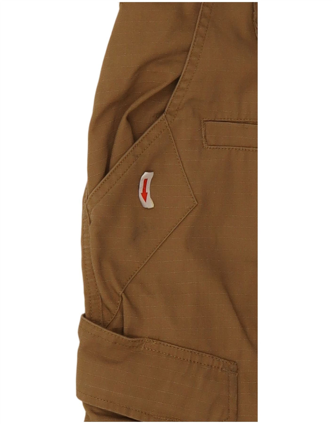Vintage Straight Cargo Bukser til mænd W30 L30 Beige Polyester