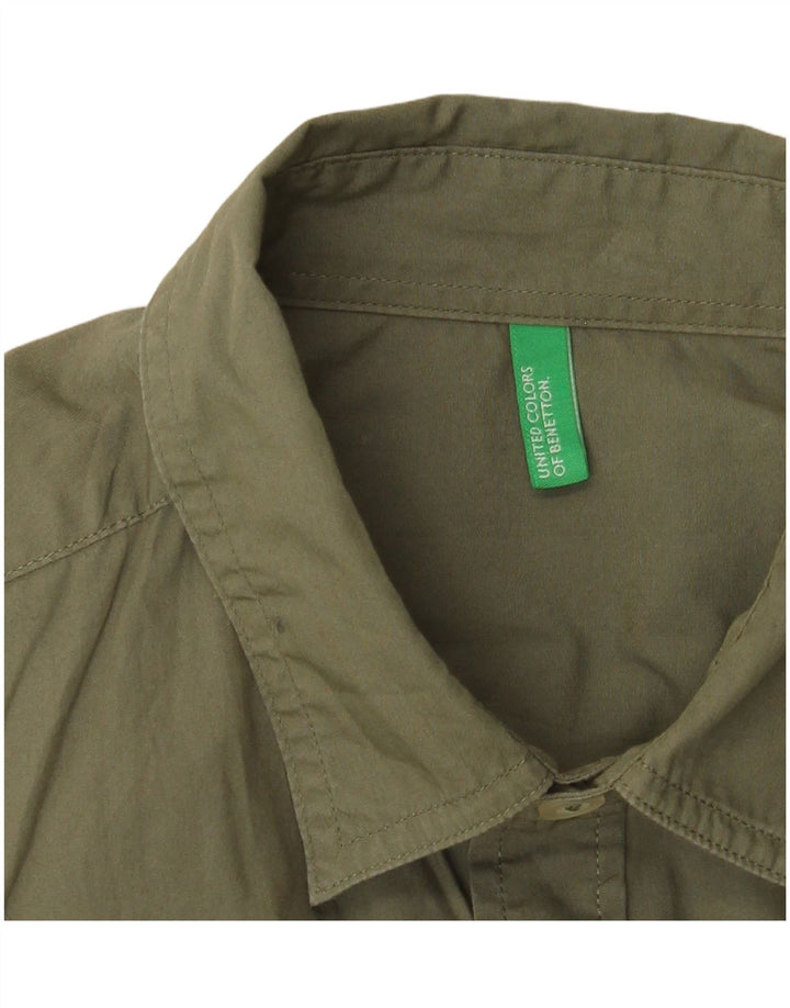 BENETTON Herreskjorte Lille Khaki
