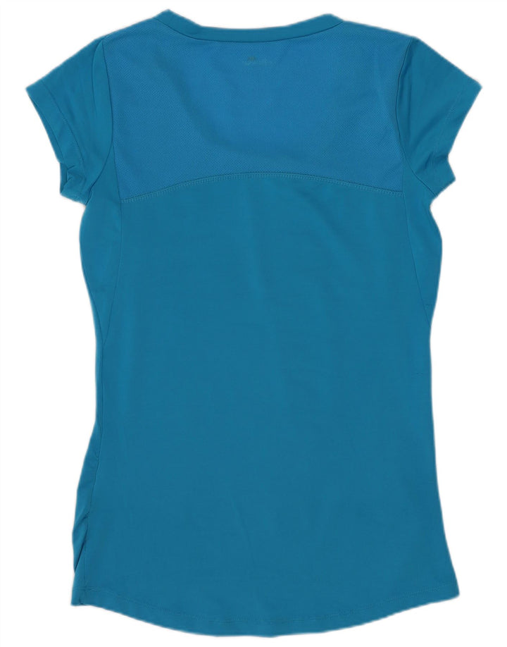 Ellesse Dame T-Shirt Top UK 8 Small Blue Polyester