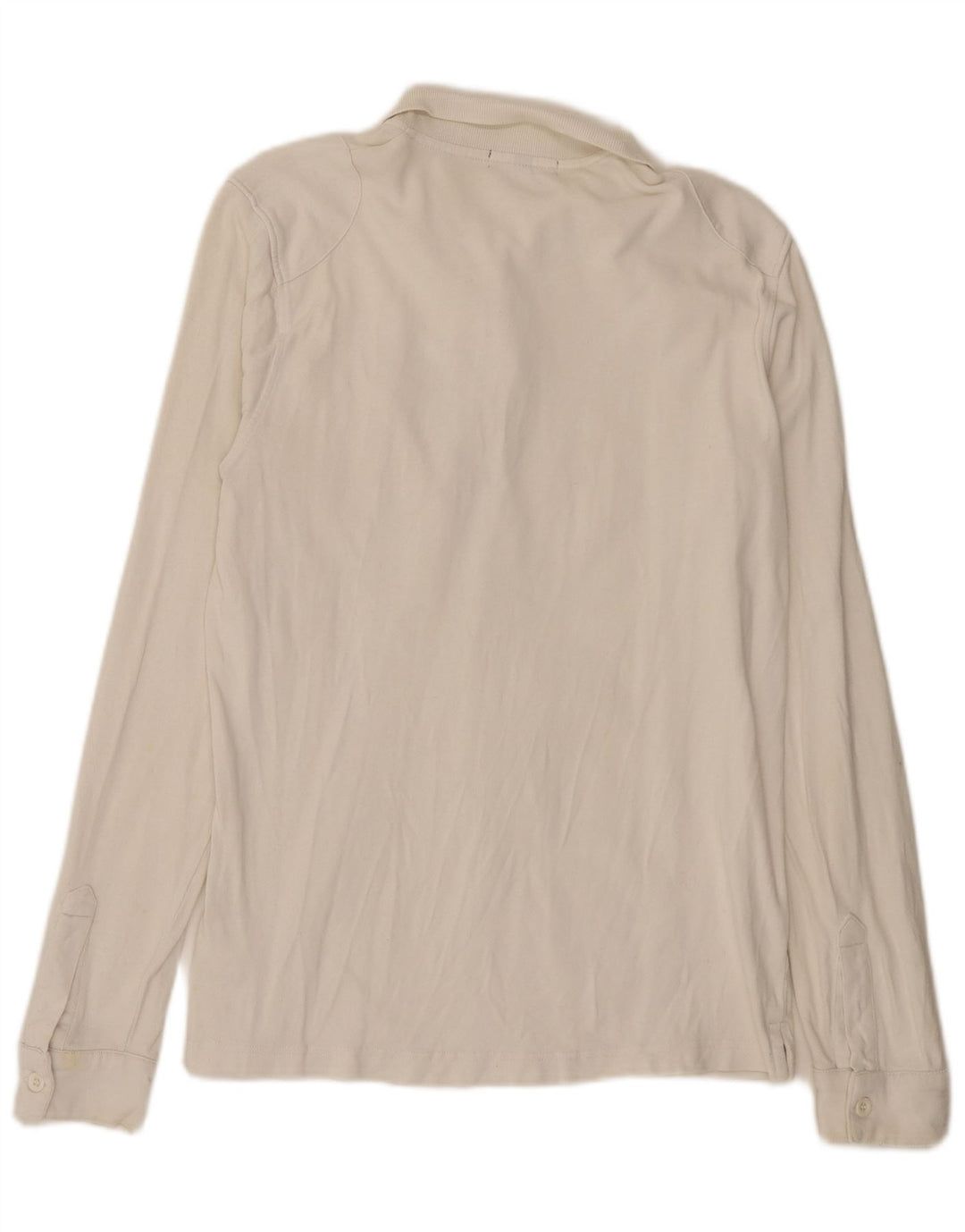 Lyle & Scott Langærmet Regular Polo Shirt Medium Off White Bomuld