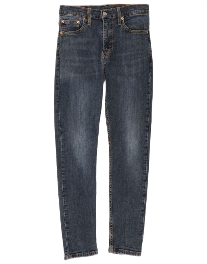 LEVI'S Dame 512 Slim Tapered Jeans W30 L32 Blå Bomuld