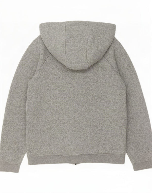 Nike Dame Oversized hættetrøje Sweater med lynlås UK 6 XS Grå Bomuld