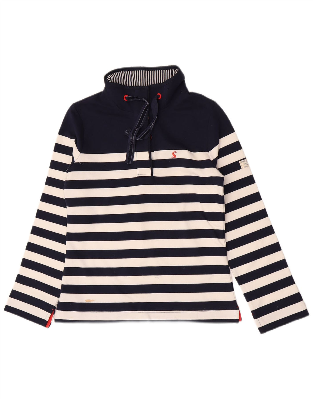 Joules Dame Oversized Oversized Sweatshirt Jumper UK 6 XS Navy Blue