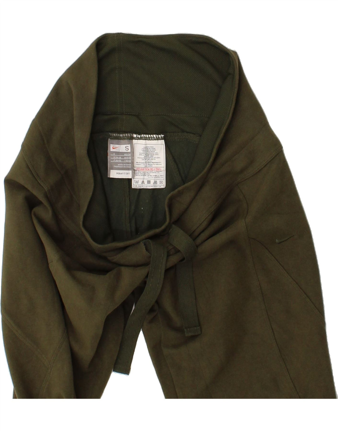 NIKE Womens Tracksuit Trousers UK 8/10 Small  Khaki Vintage Nike and Second-Hand Nike from Messina Hembry 