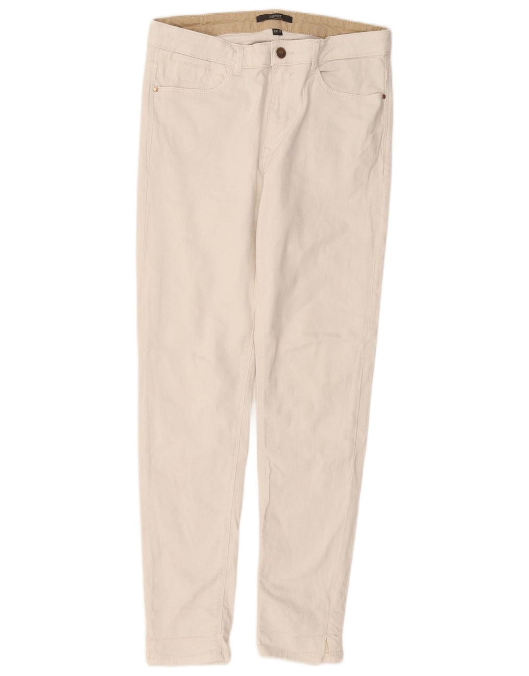 Esprit Dame Slim Jeans W29 L28 Hvid Bomuld