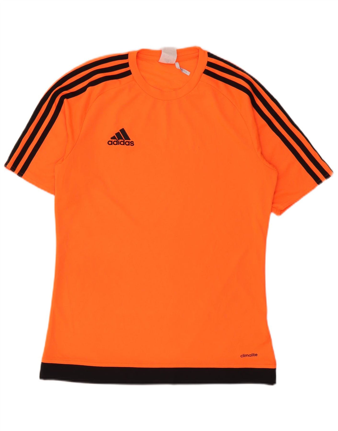 Adidas Herre Climalite T-Shirt Top Lille Orange Colourblock Polyester