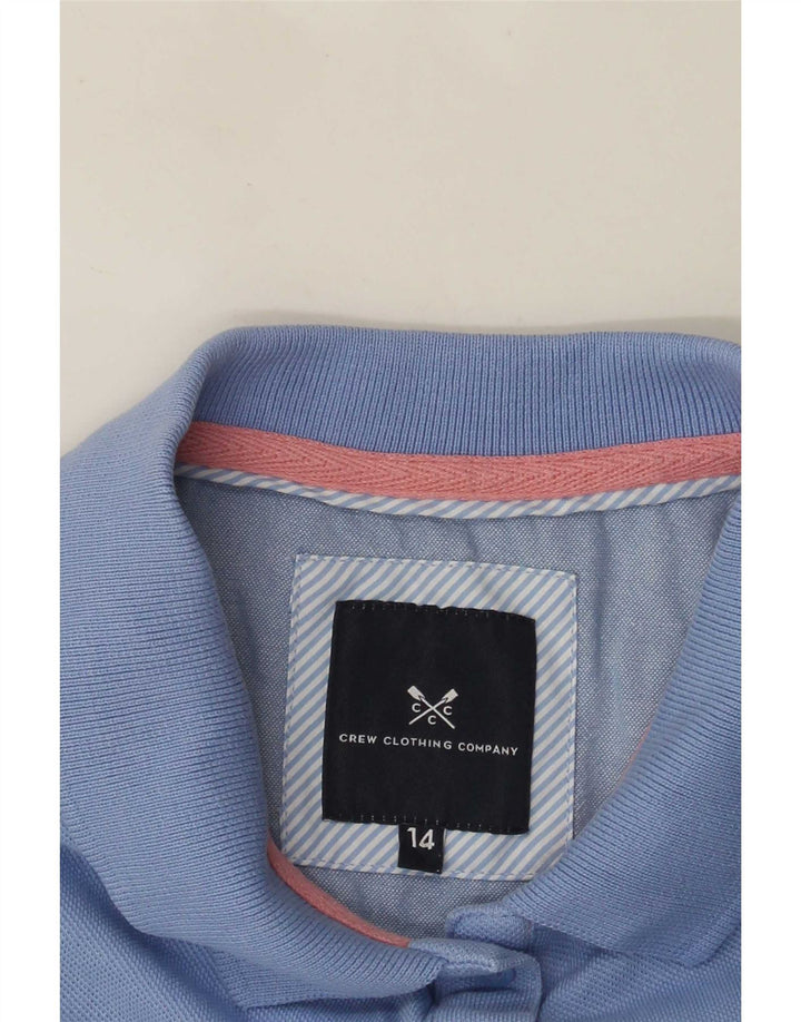 Crew Clothing Dame Polo Shirt UK 14 Medium Blue