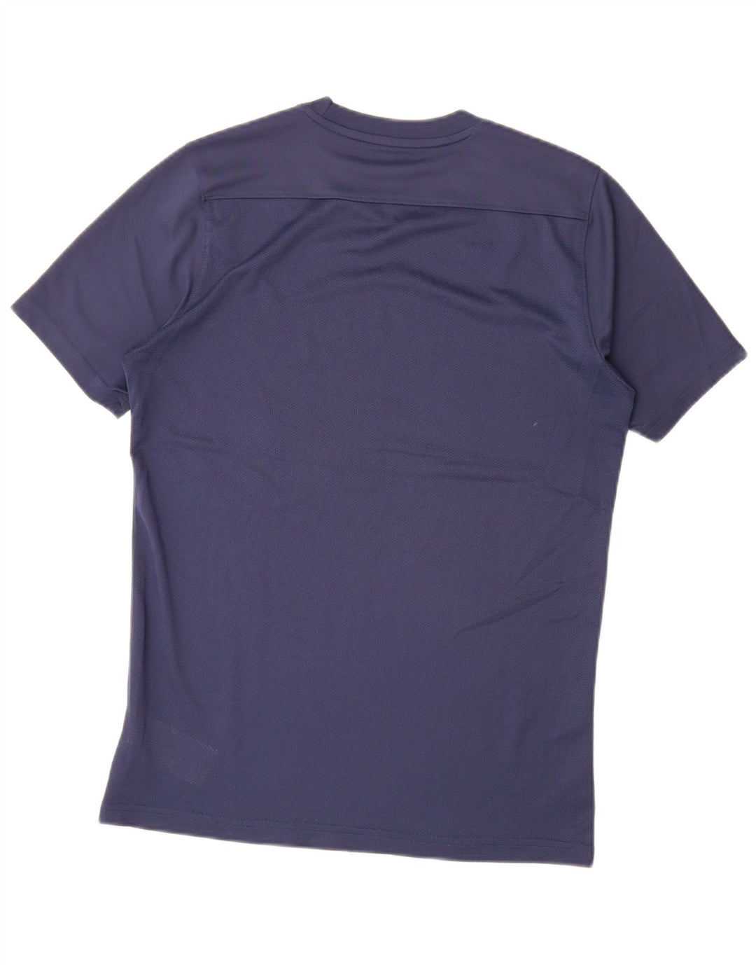 Nike Herre Dri Fit T-shirt Top Medium Marineblå Polyester