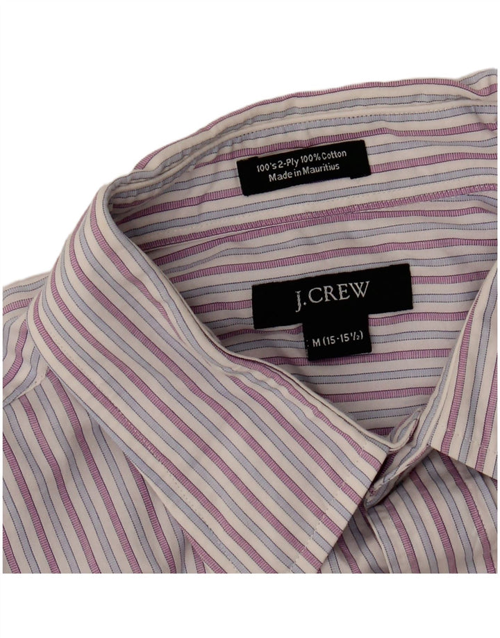 J. CREW Mens Shirt Size 15 15 1/2 Medium Purple Striped Cotton