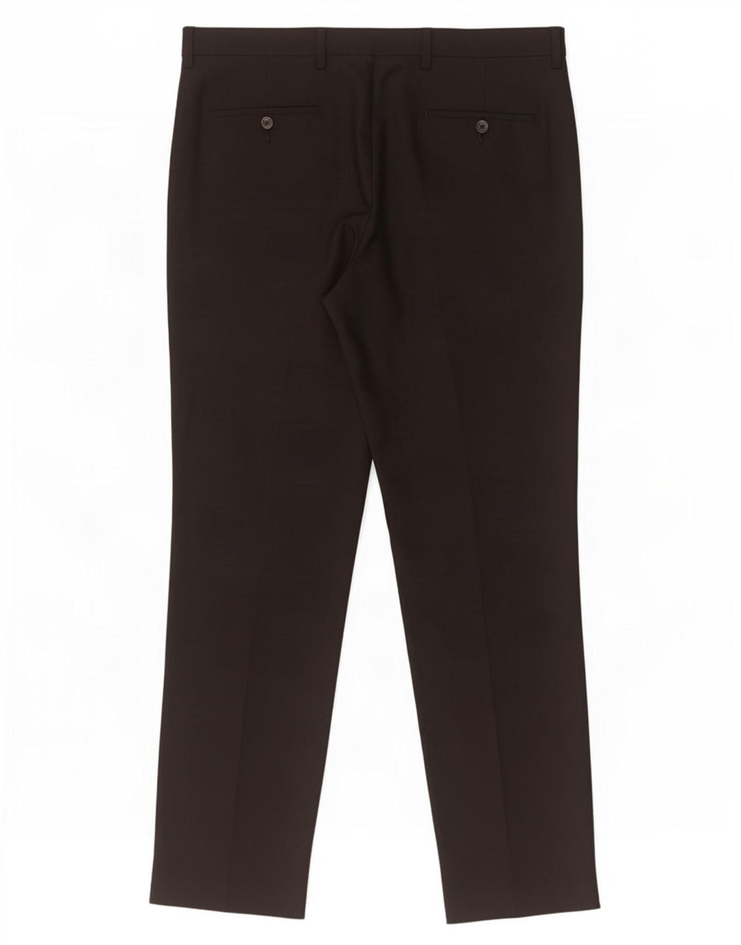 Marks & Spencer Herre Regular Fit Chinobukser W36 L33 Sort polyester