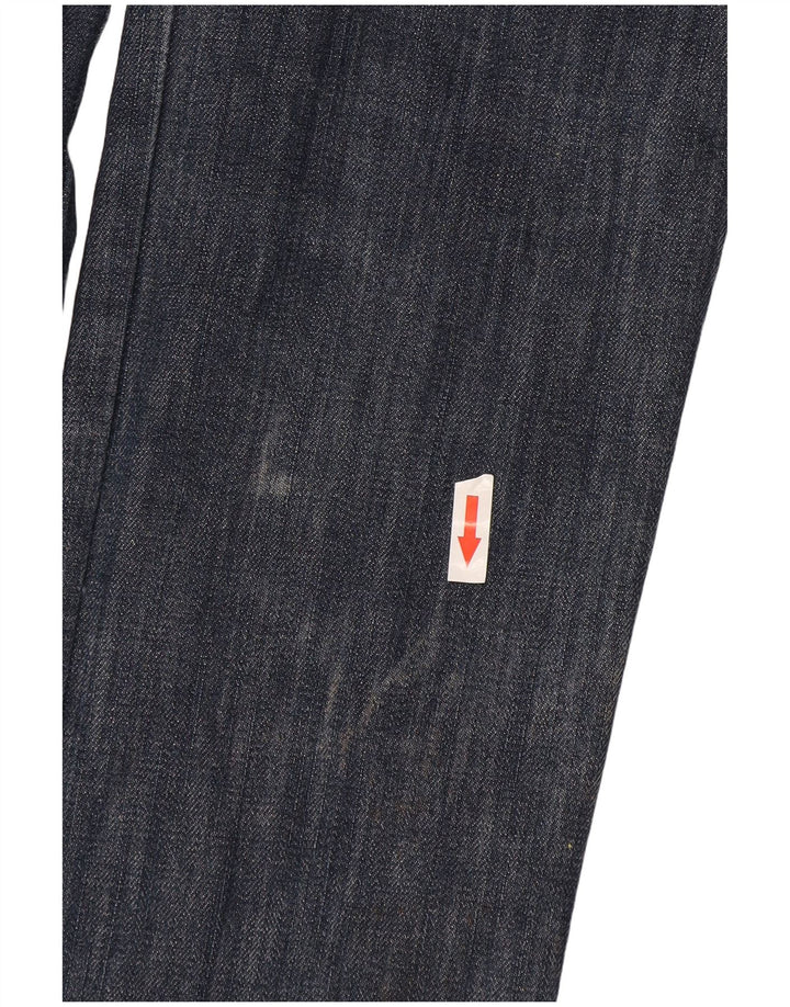 Moschino Kvinder Distressed Skinny Jeans W27 L34 Blå