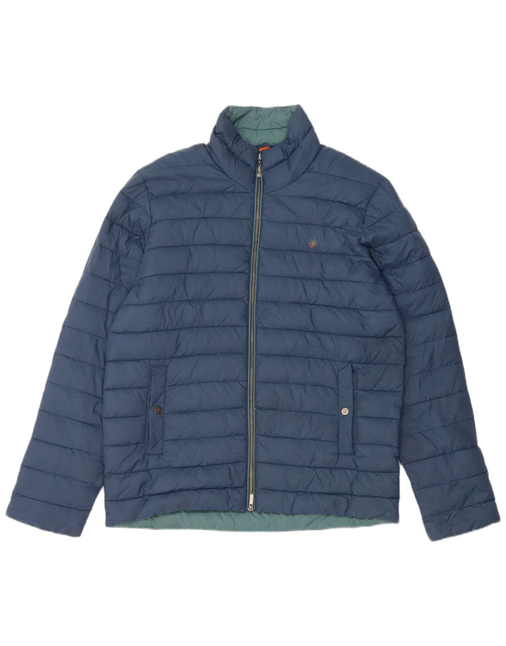 Harmont & Blaine Polstret Herrejakke UK 38 Medium Blue Nylon