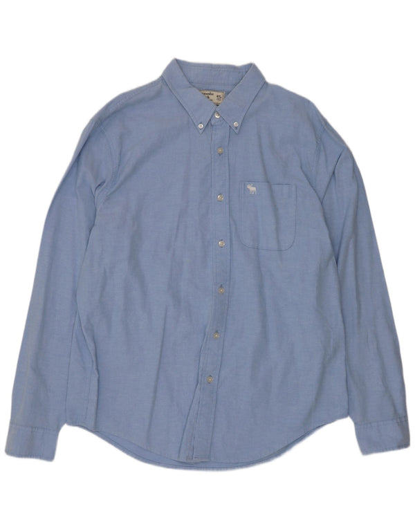 Abercrombie & Fitch herreskjorte 2XL blå bomuld